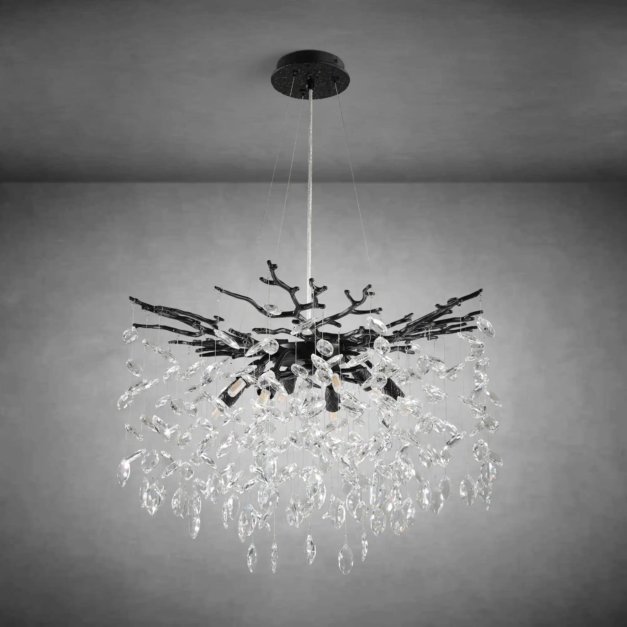 K9 Crystal Branch Chandelier