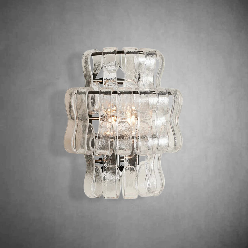 Ghiaccio Glass Wall Sconce
