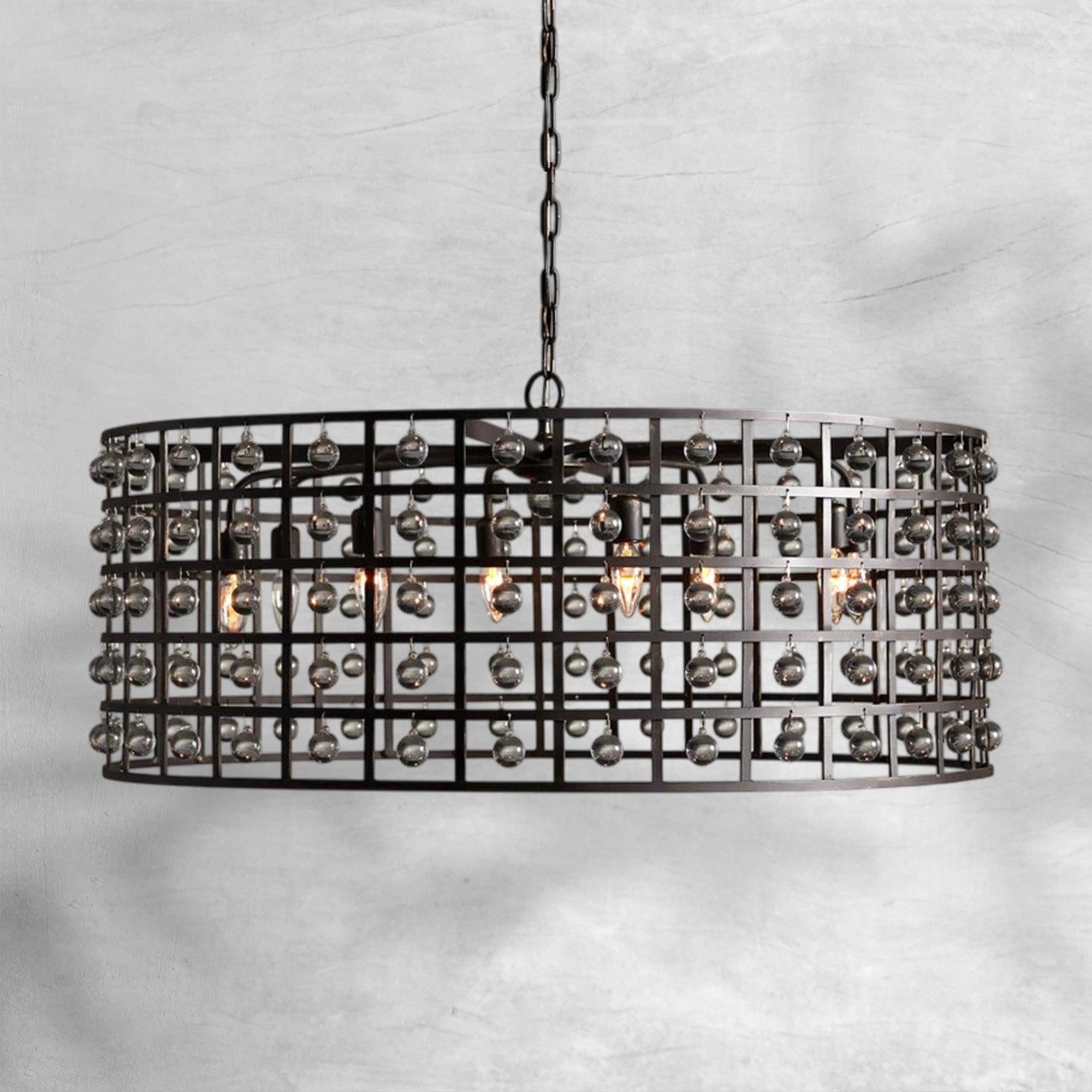 La Cage Round Chandelier 6/8/12 Light