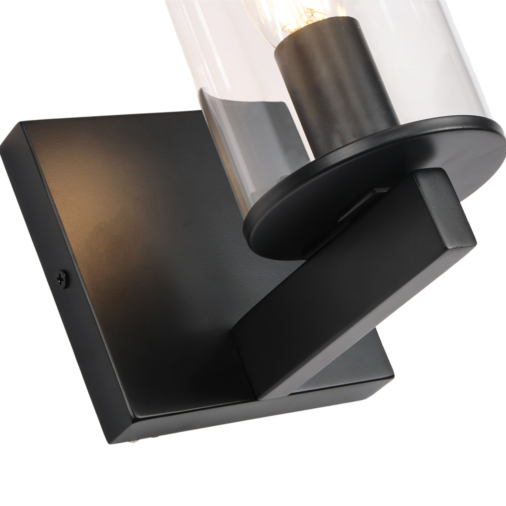 Modern Metal & Glass Wall Sconc