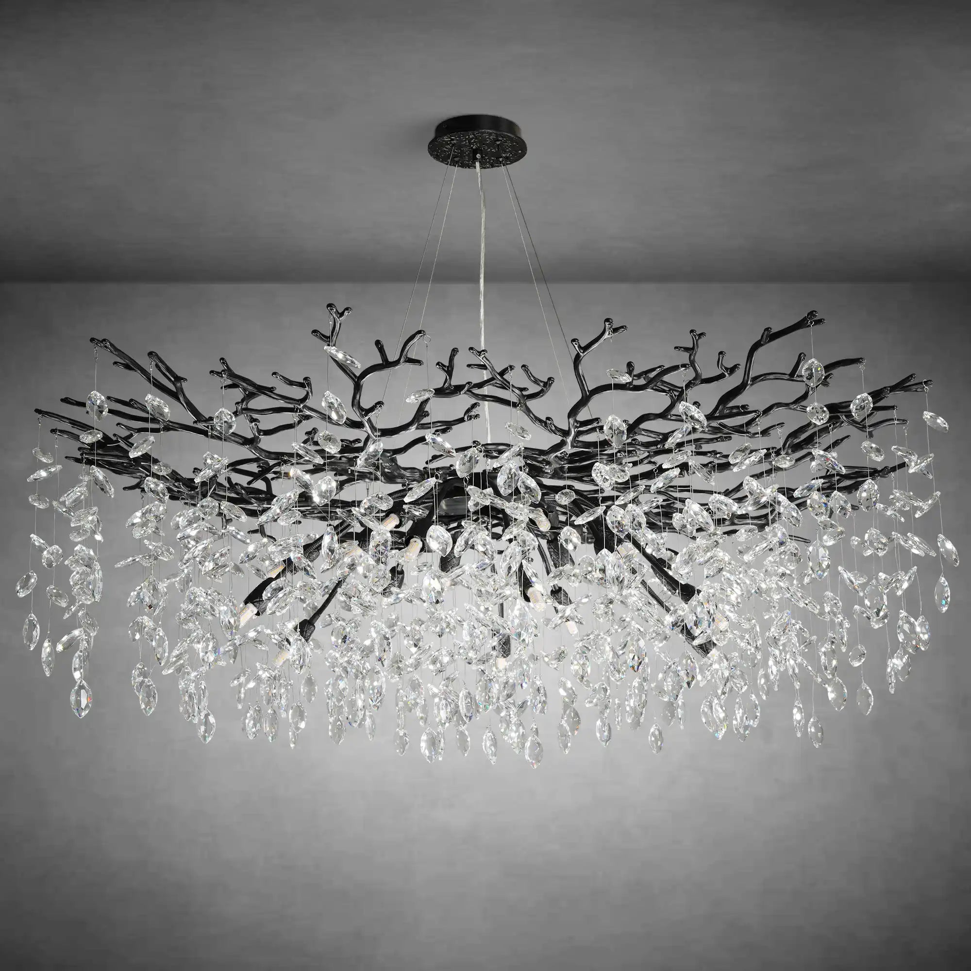 K9 Crystal Branch Chandelier
