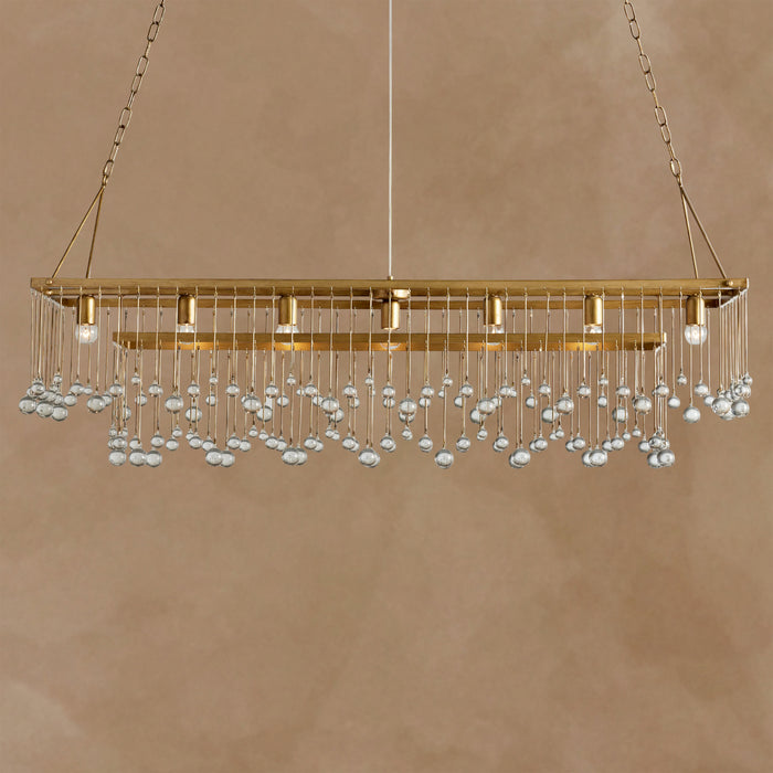 Averline Rectangular Chandelier Crystal Ball