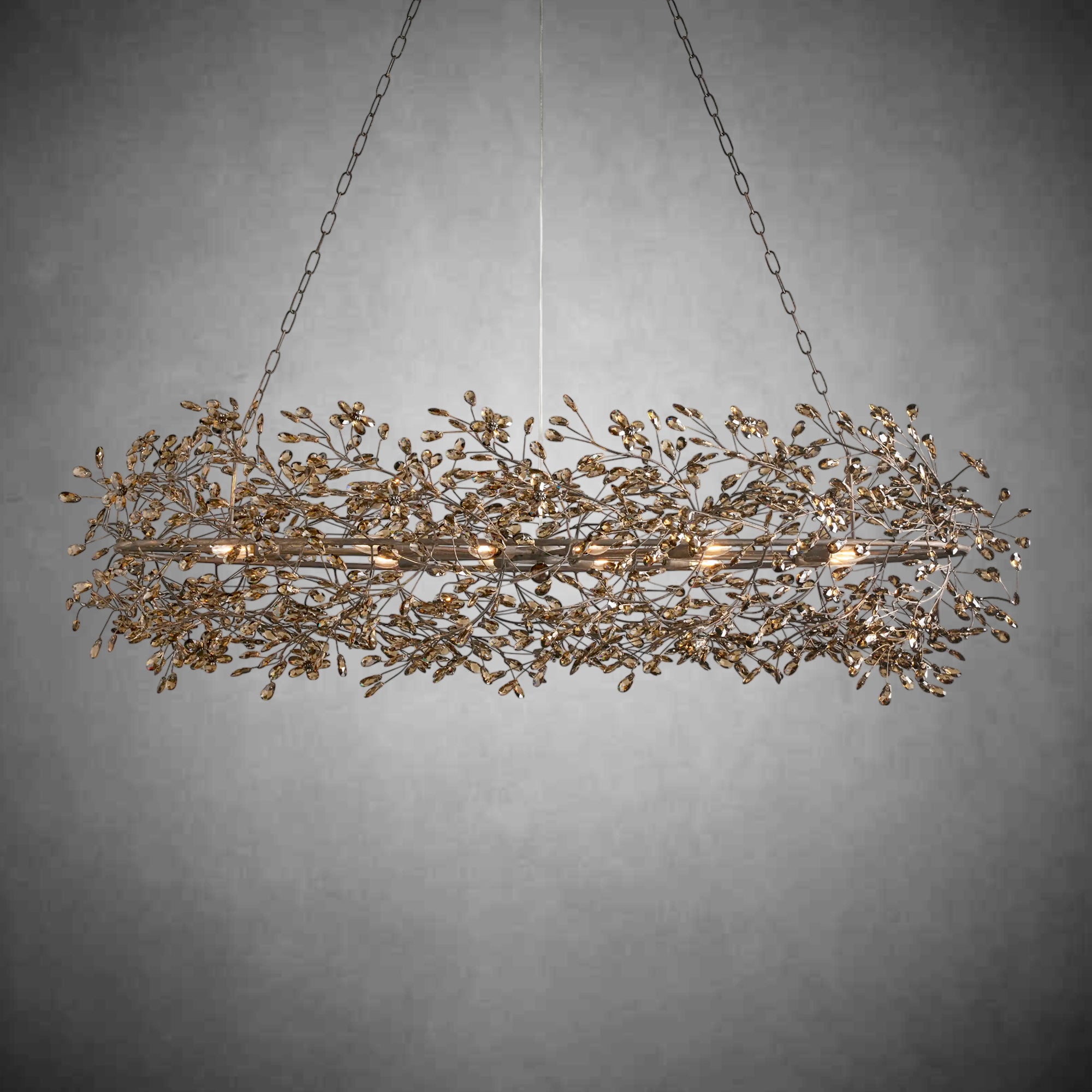 Fiore Oval Chandelier 62'' 74''