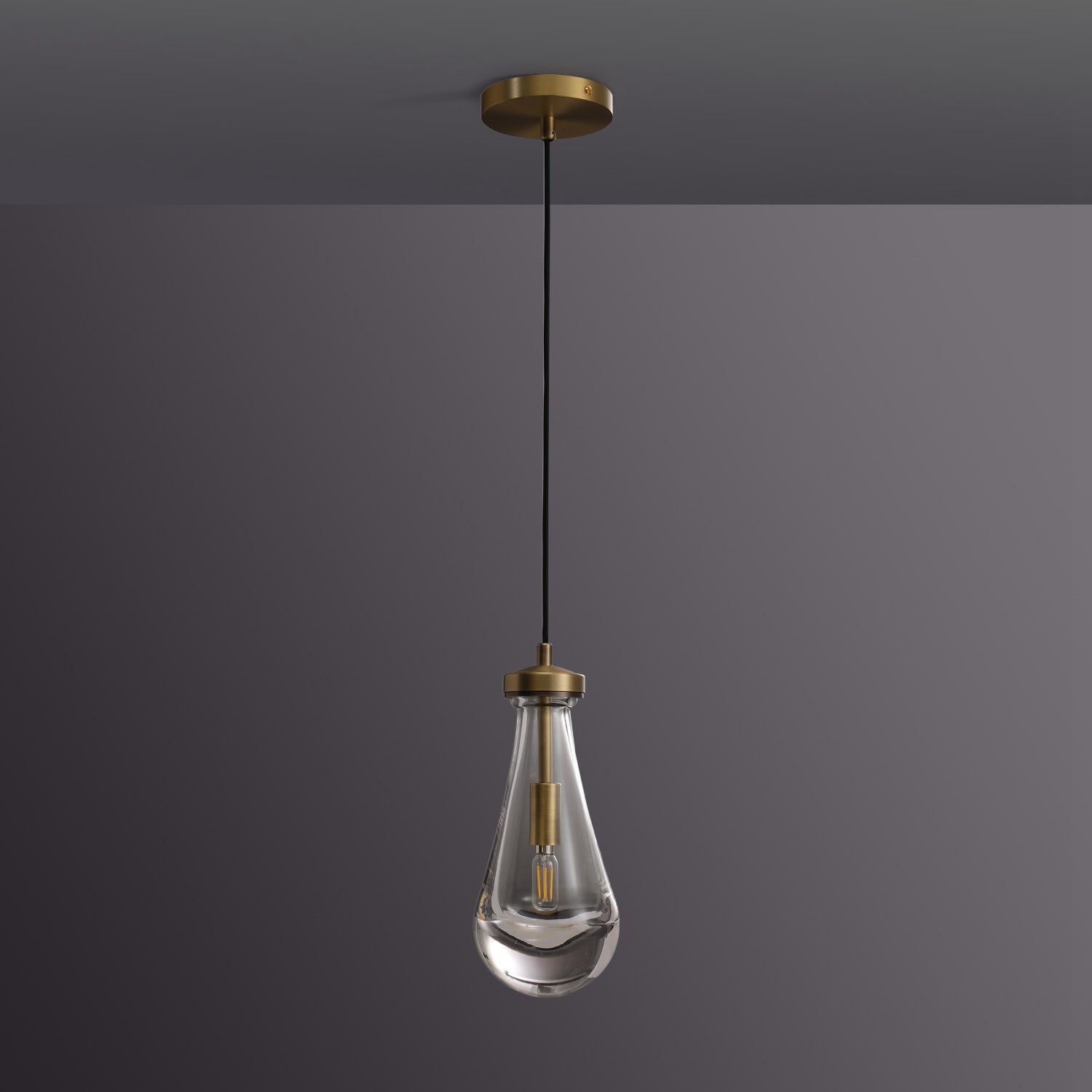 HA Raindrop Glass Pendant Lighting