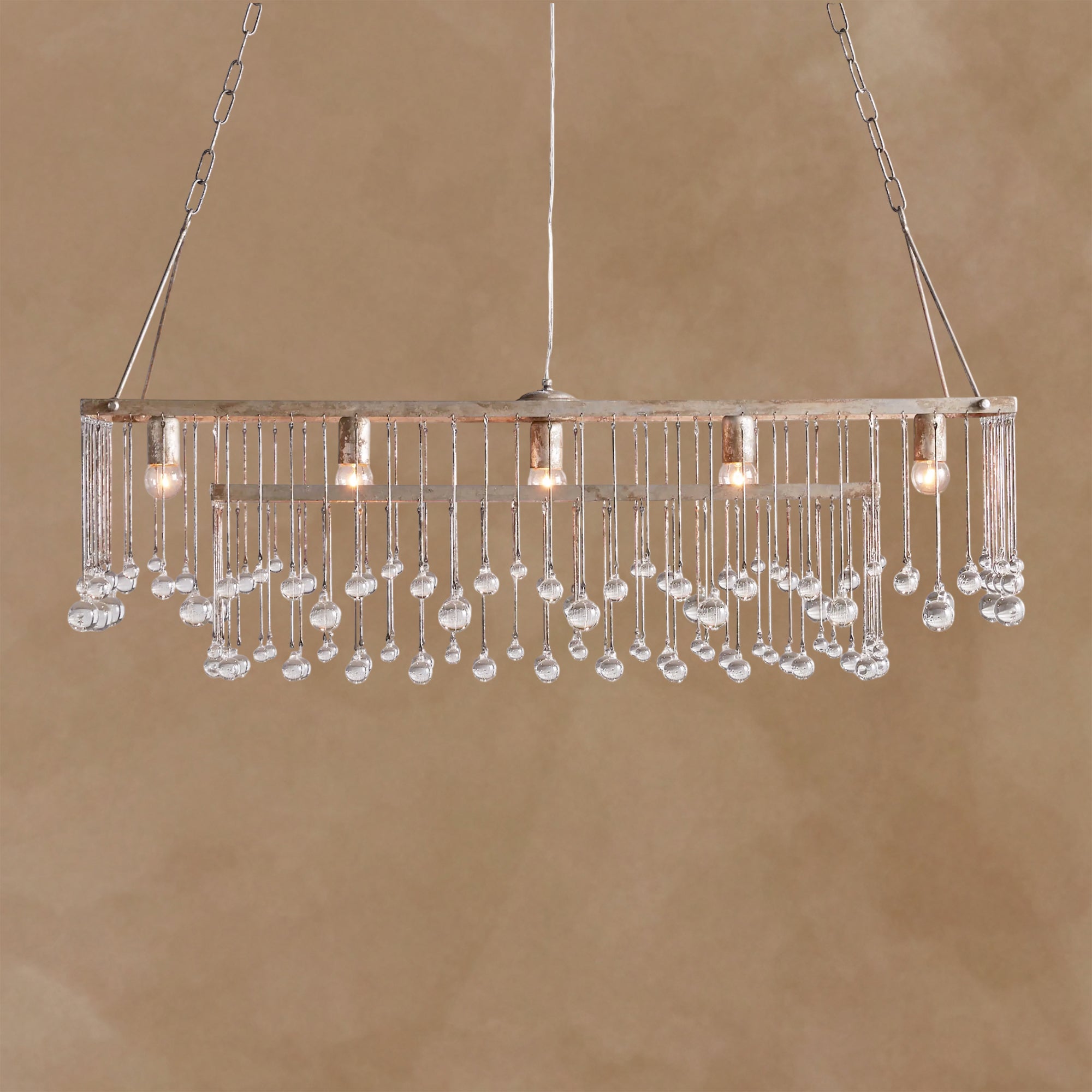 Aubrey Rectangular Chandelier Crystal Ball