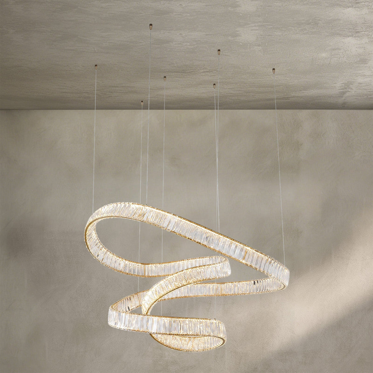 LED Rod Chandelier