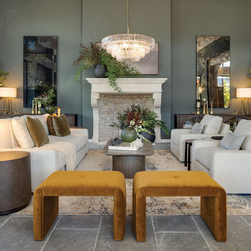 Ghiaccio Glass Round Chandelier