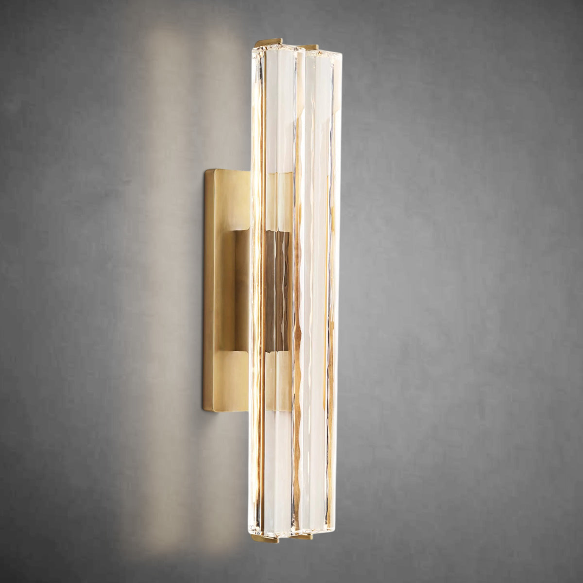 Aurivox Crystal Double Sconce