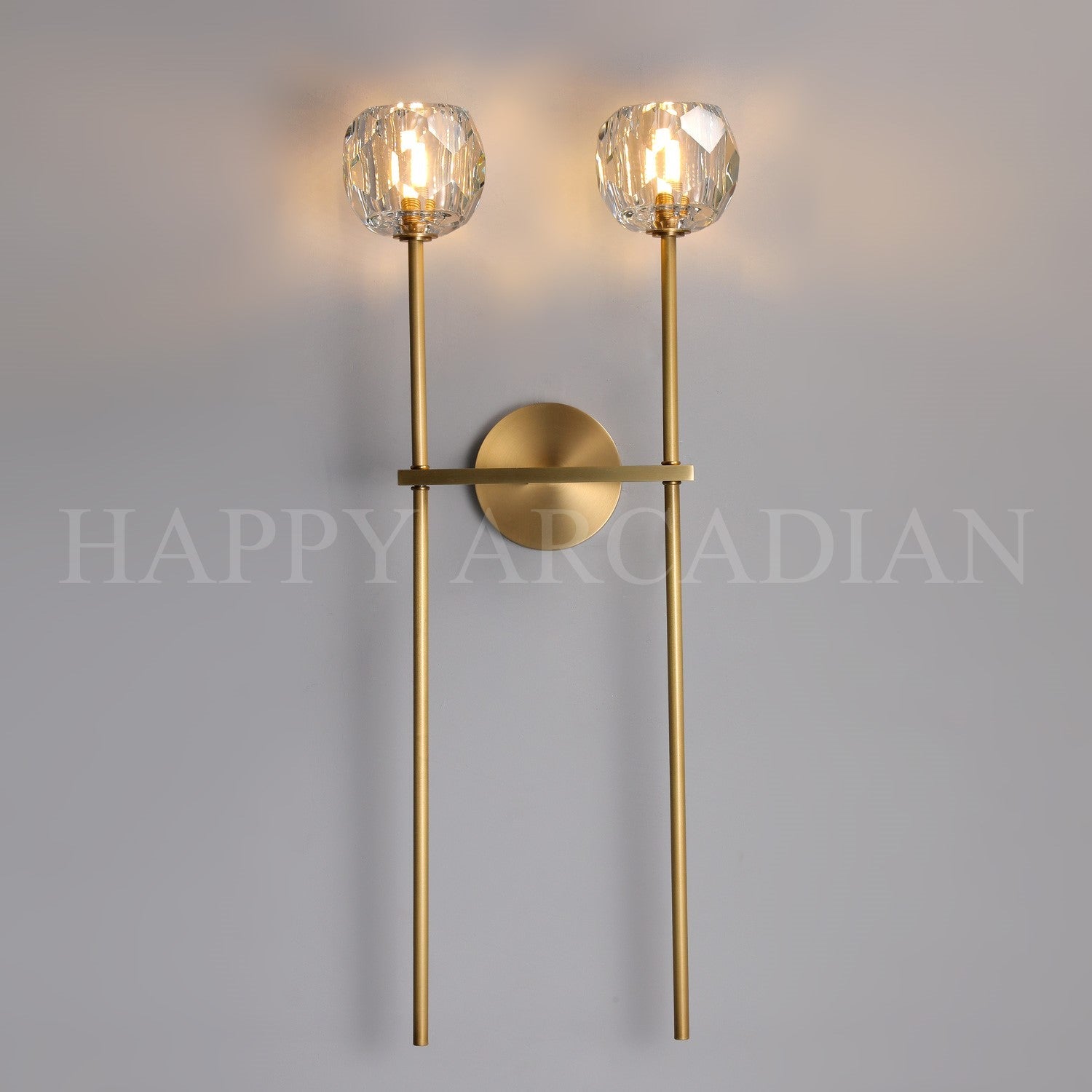 HA Bola De Crystal Ball Grand Double Wall Sconce