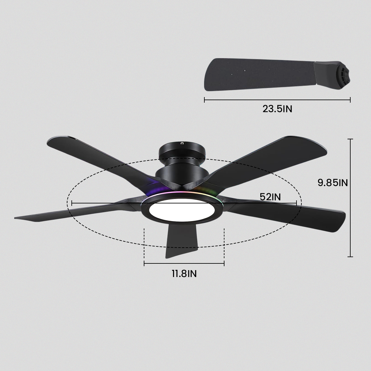 Breeze Harmony Ceiling Fans with Lights
