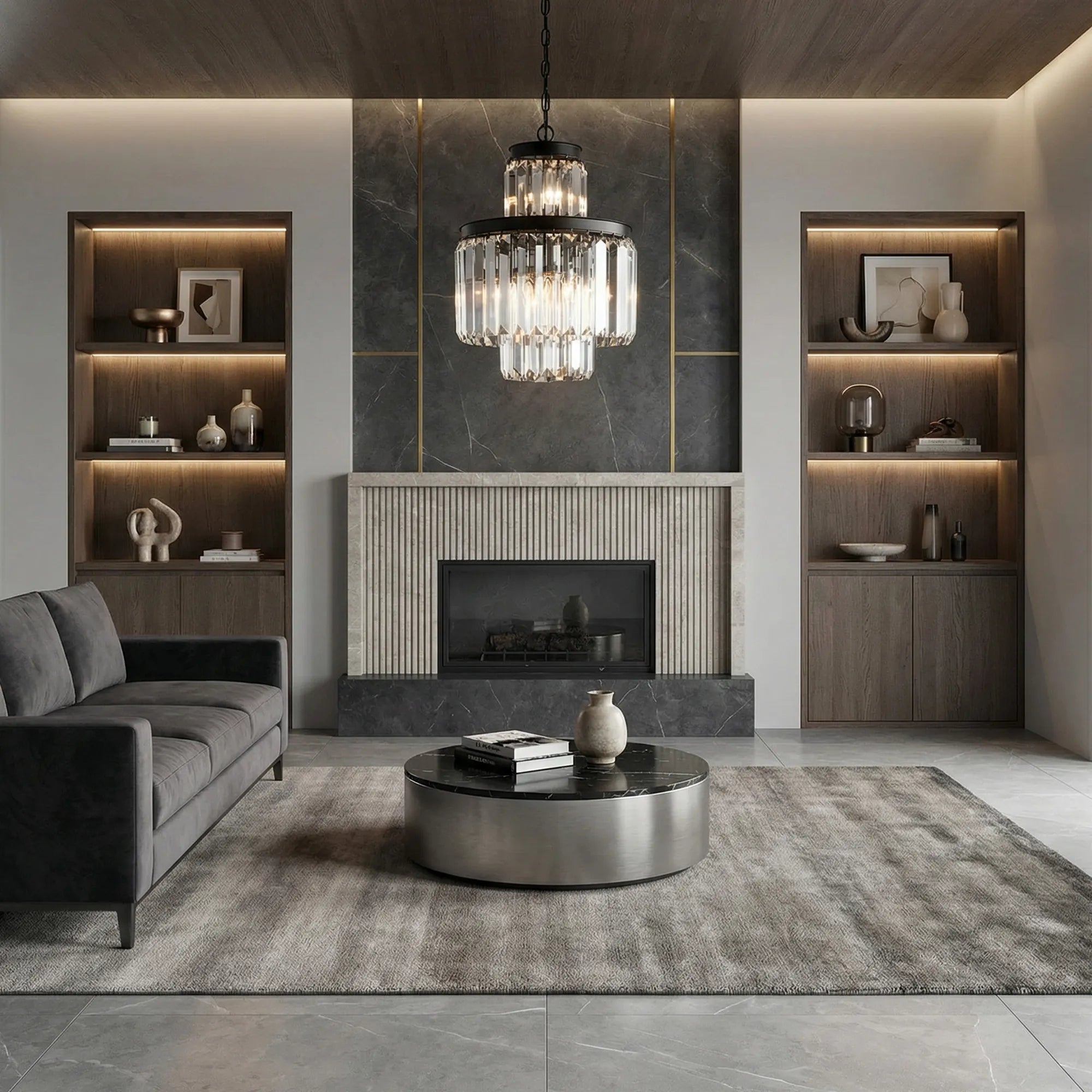 Leyland Tiered Round Chandelier Lighting