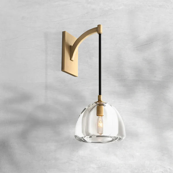 Hemispheae Modern Glass Wall Sconce