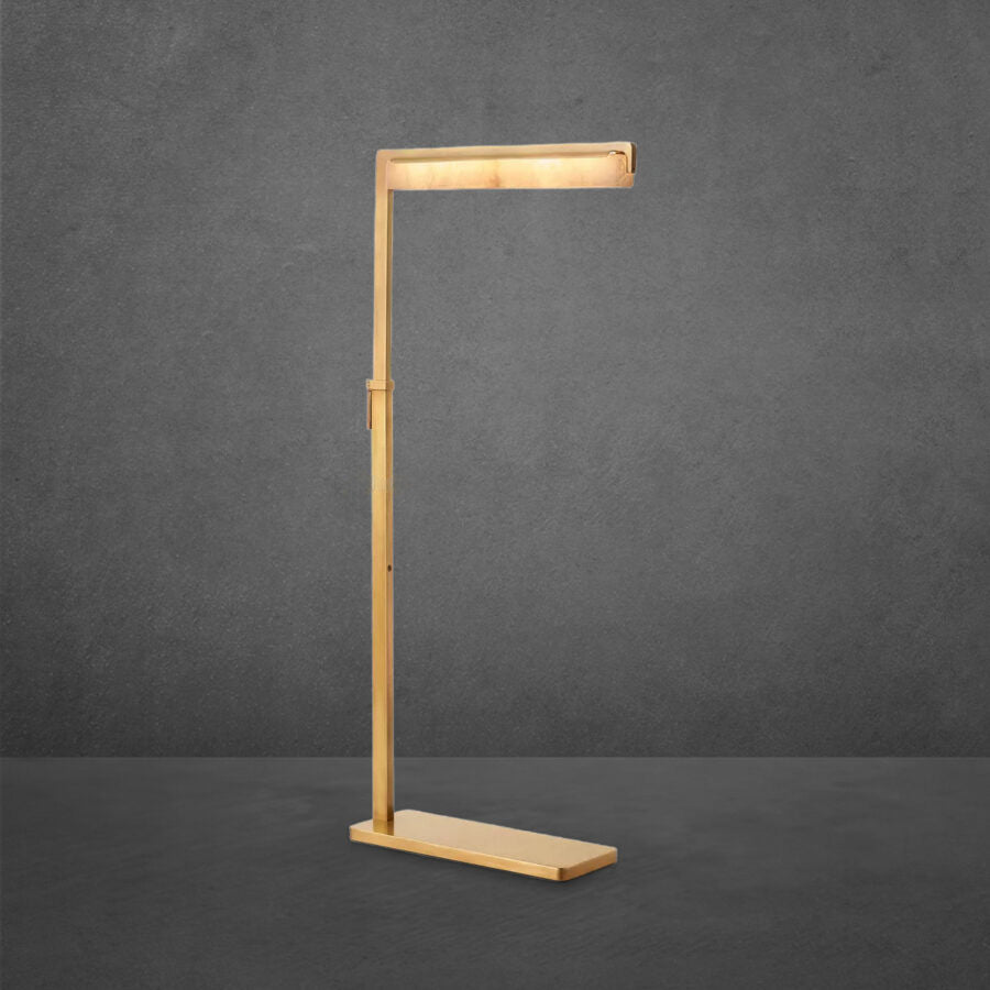 Aurivox Alabaster Task Floor Lamp