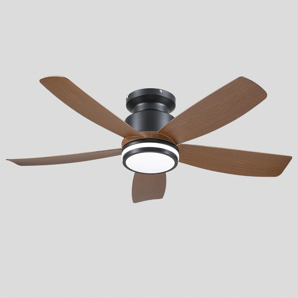 Recessed Remote Control Ceiling Fan Light 41"