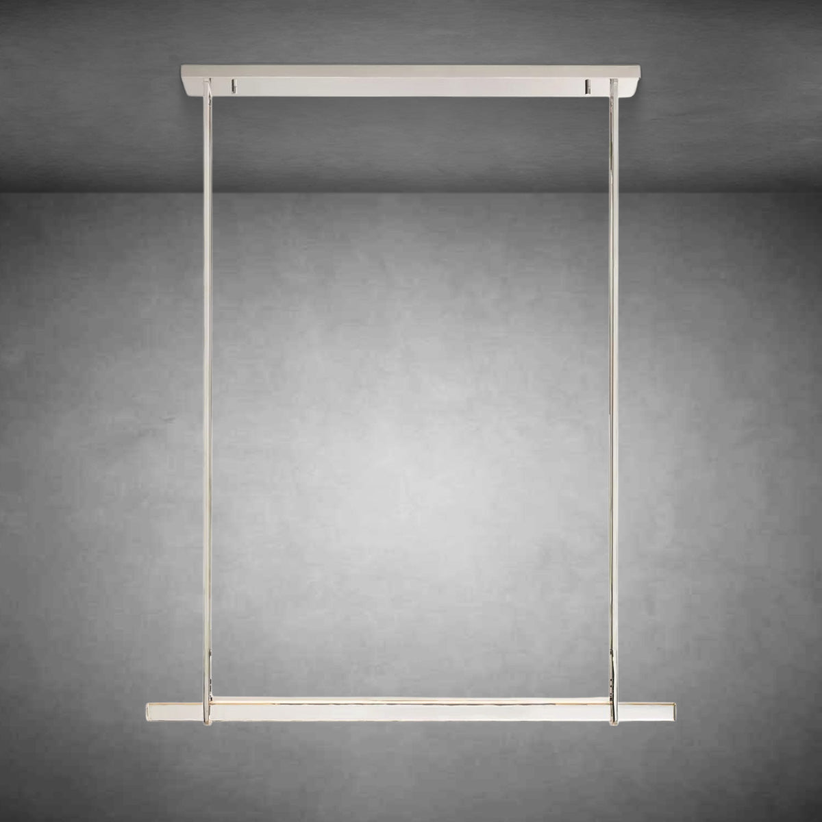 Aurivox Crystal Single Bar Linear Chandelier