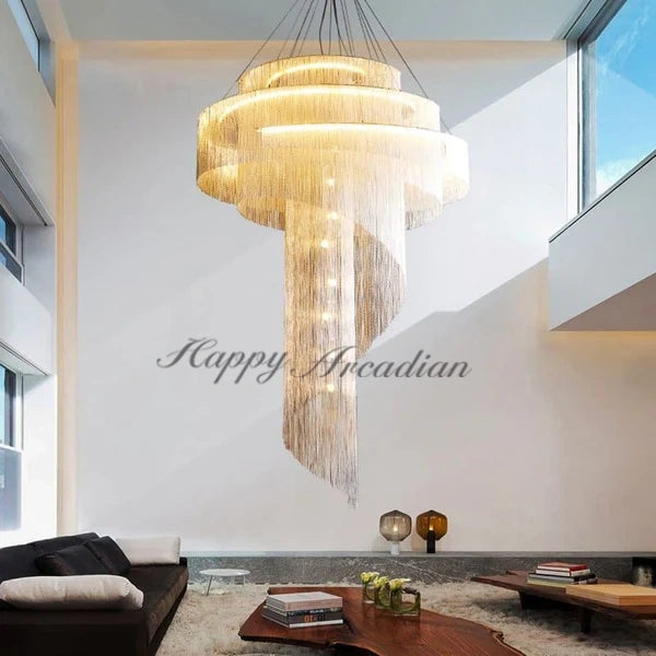 HA Alisa Multi-Layer Ring Chandelier