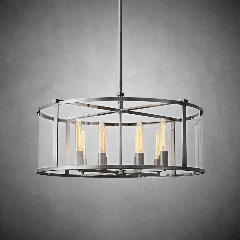 Verao Glass Round Chandelier 33"