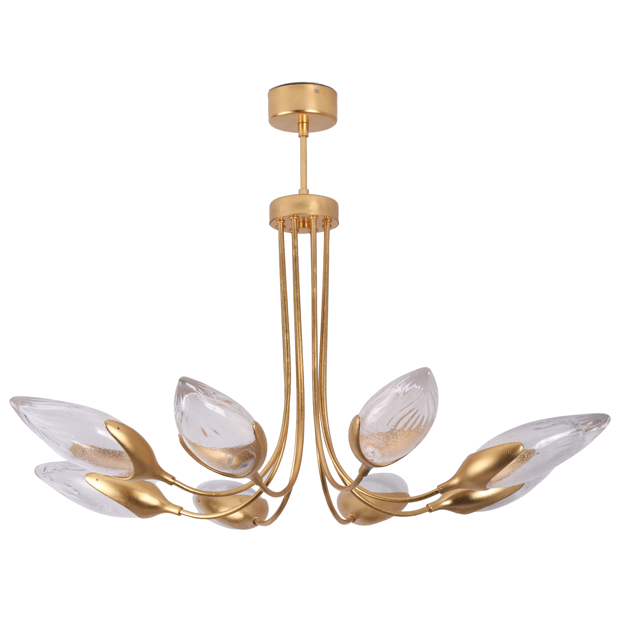 Olive Modern Brass Pendant Lamp
