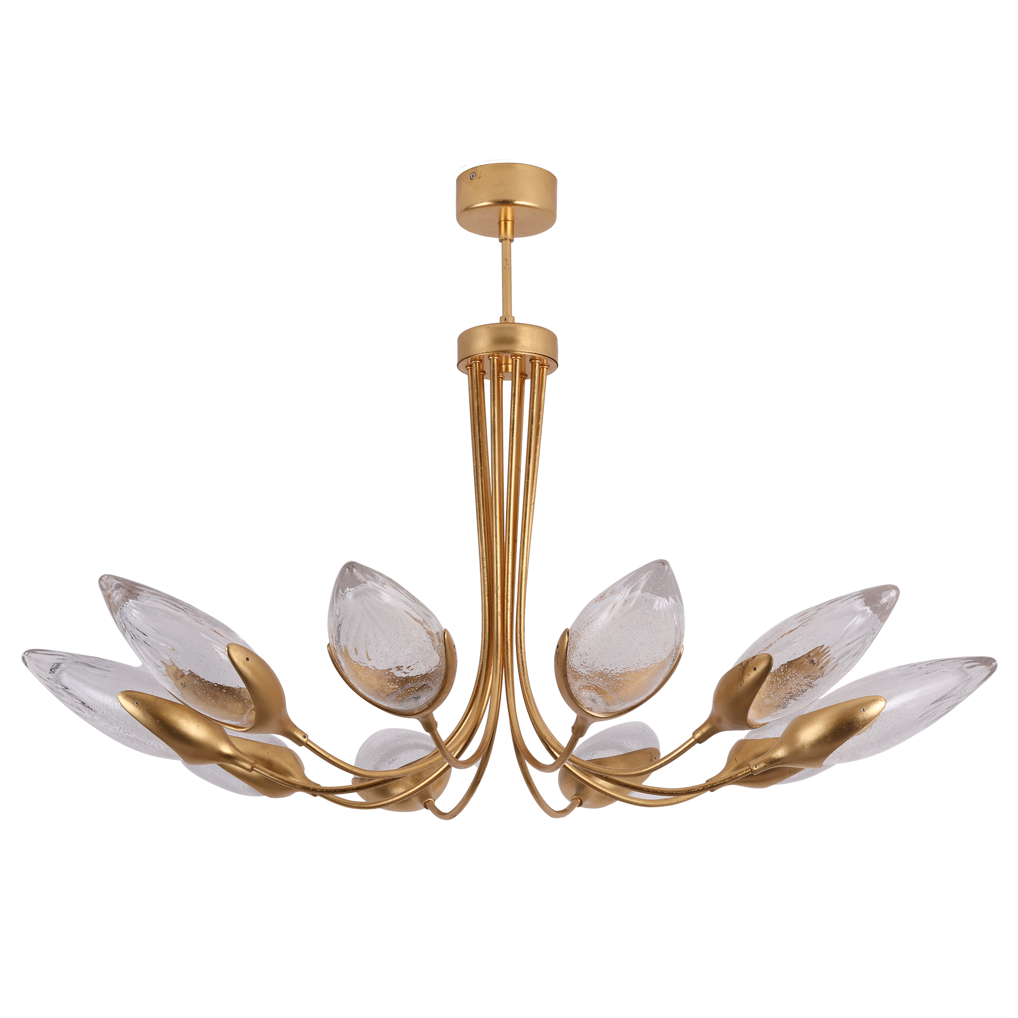 Olive Modern Brass Pendant Lamp