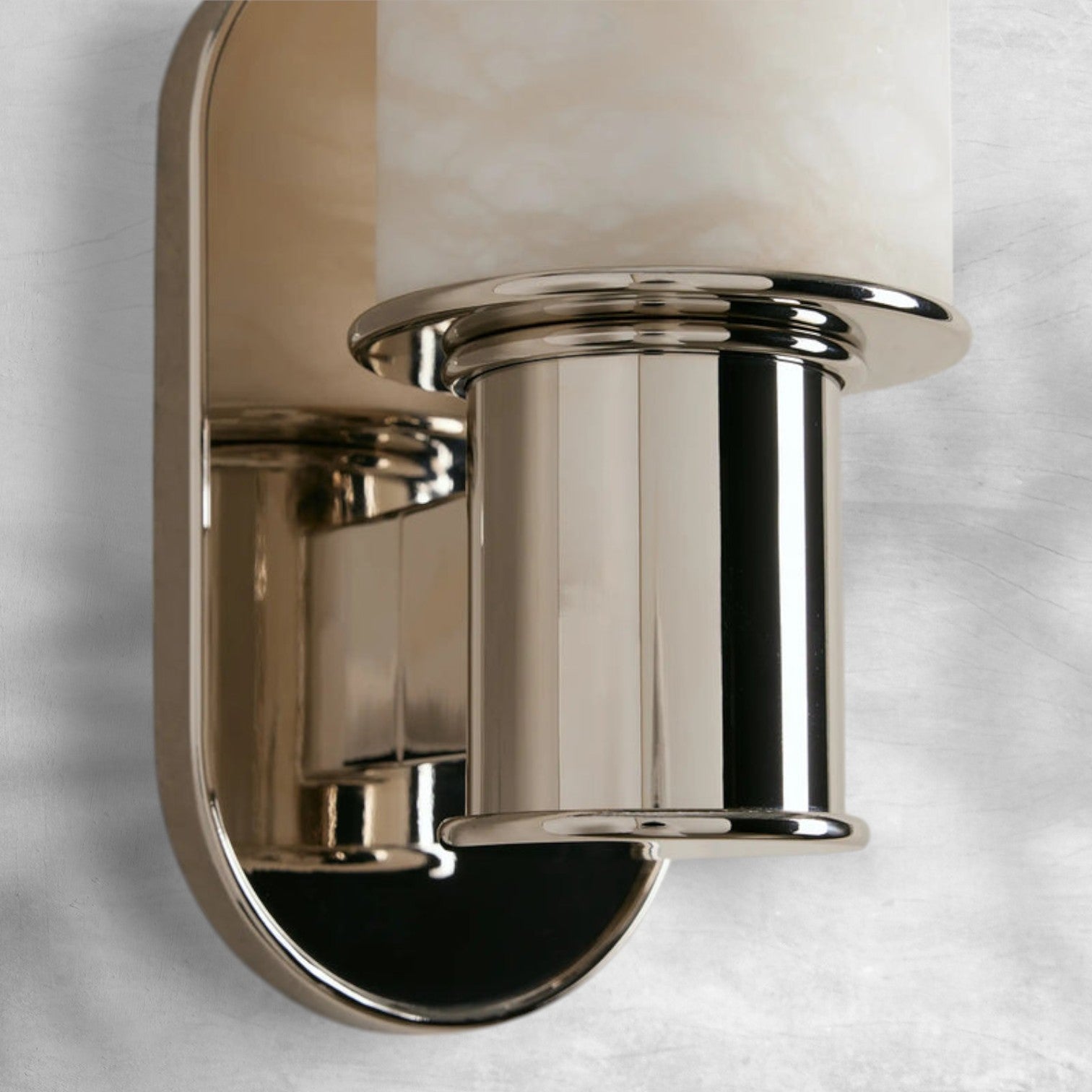 Harlin Alabaster Wall Sconce – Elegant Brass, Bronze & Nickel Finishes with Warm White Light