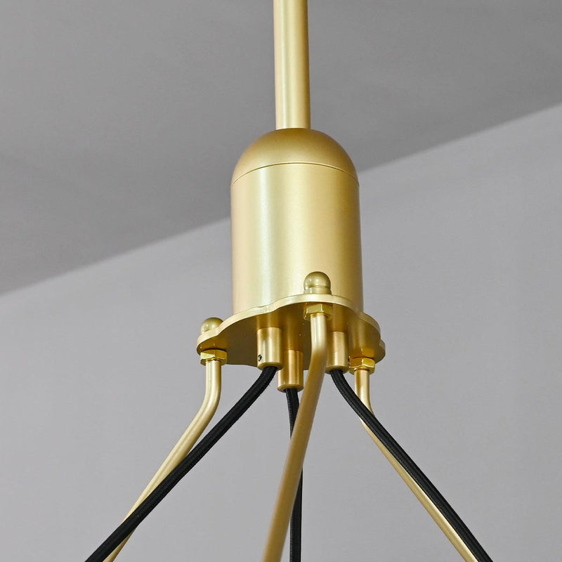 Radiant Vintage Filament Two-Tier Round Chandelier