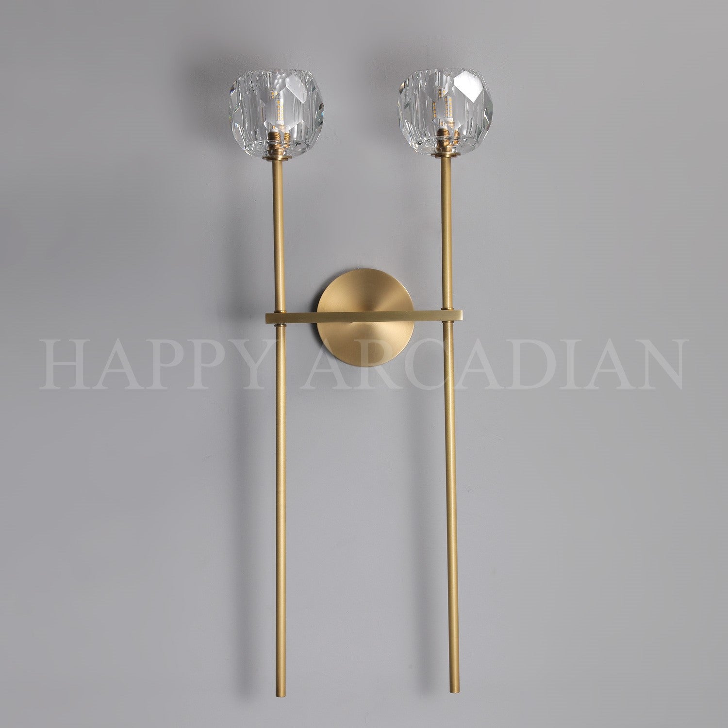 HA Bola De Crystal Ball Grand Double Wall Sconce