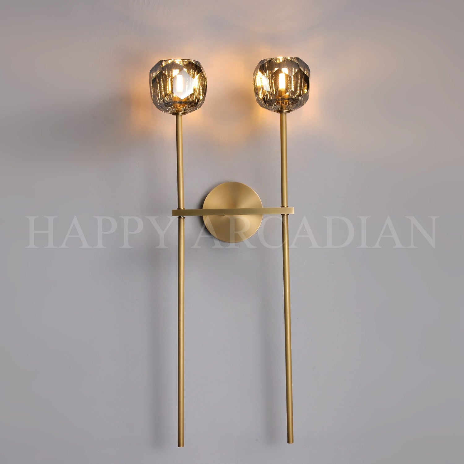 HA Bola De Crystal Ball Grand Double Wall Sconce