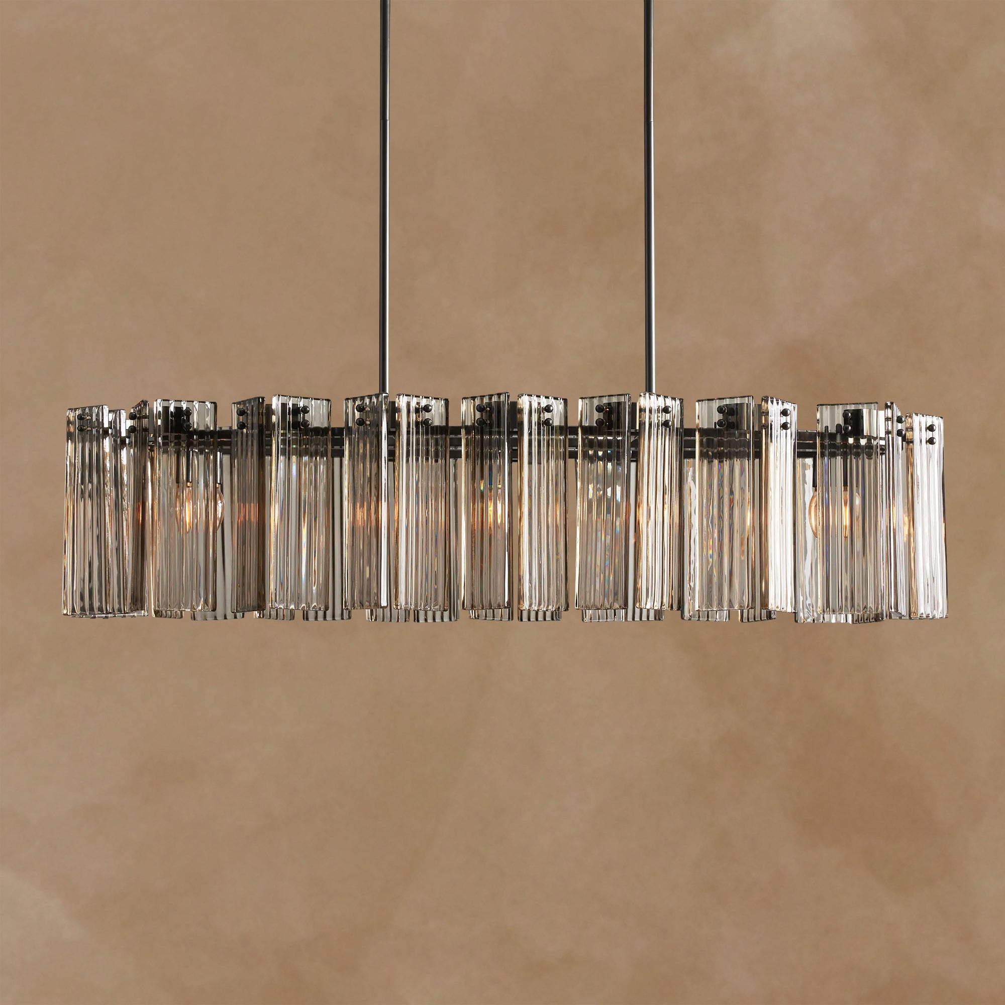 Delsie Oval 2 Tiered Chandelier