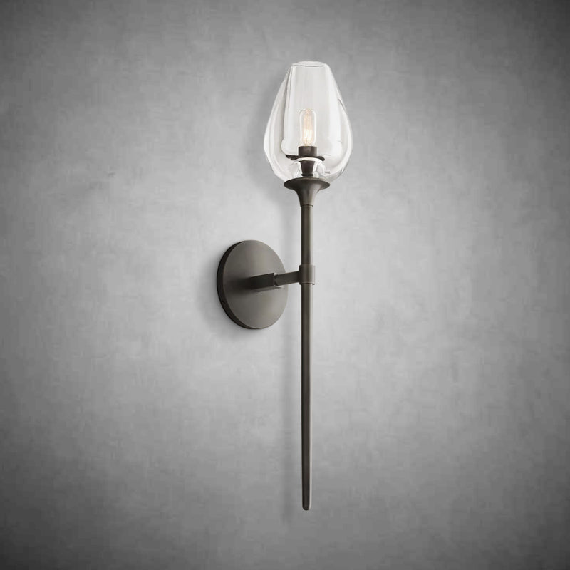 Harper Tulpe Modern Glass Wall Sconce
