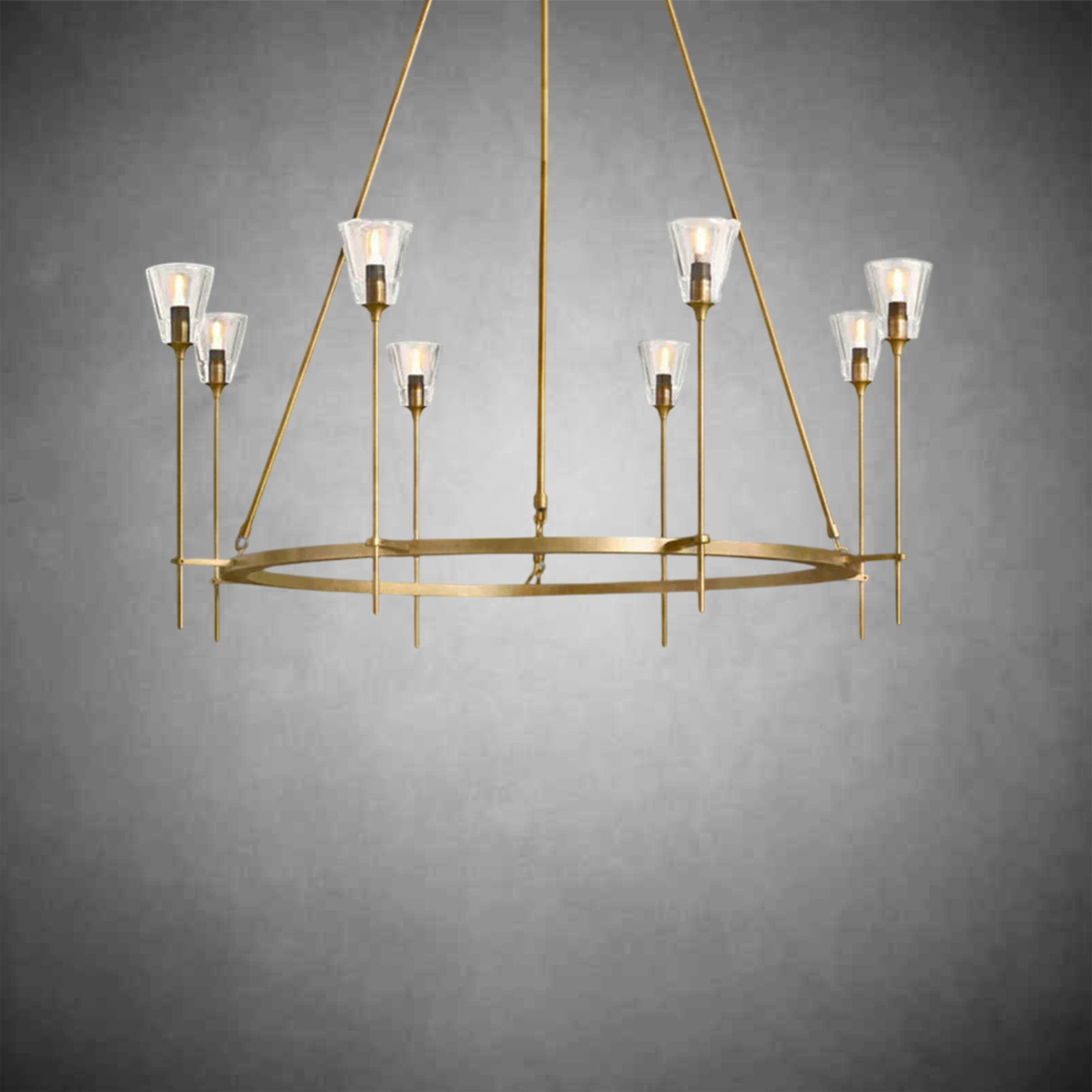 Rhodes Round Chandelier 46"