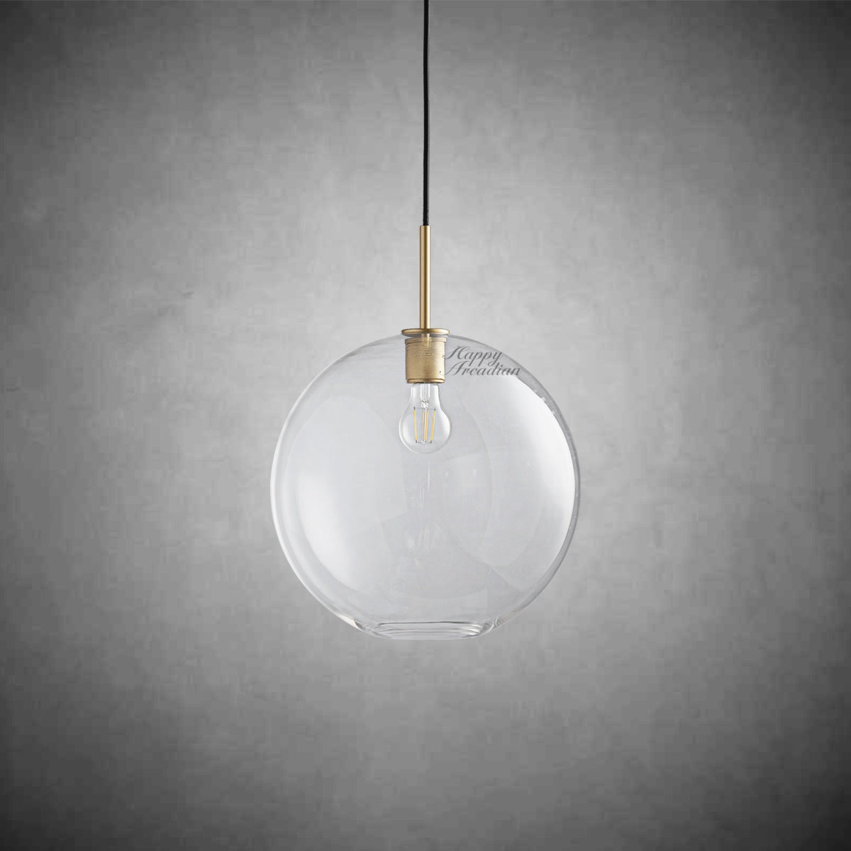 Botany Luxury Utilitaire Globe Shade Pendant 8" 11" 14"