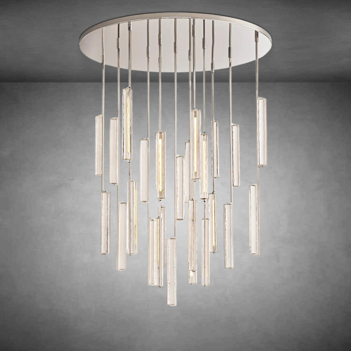 Aurivox Crystal Round Chandelier