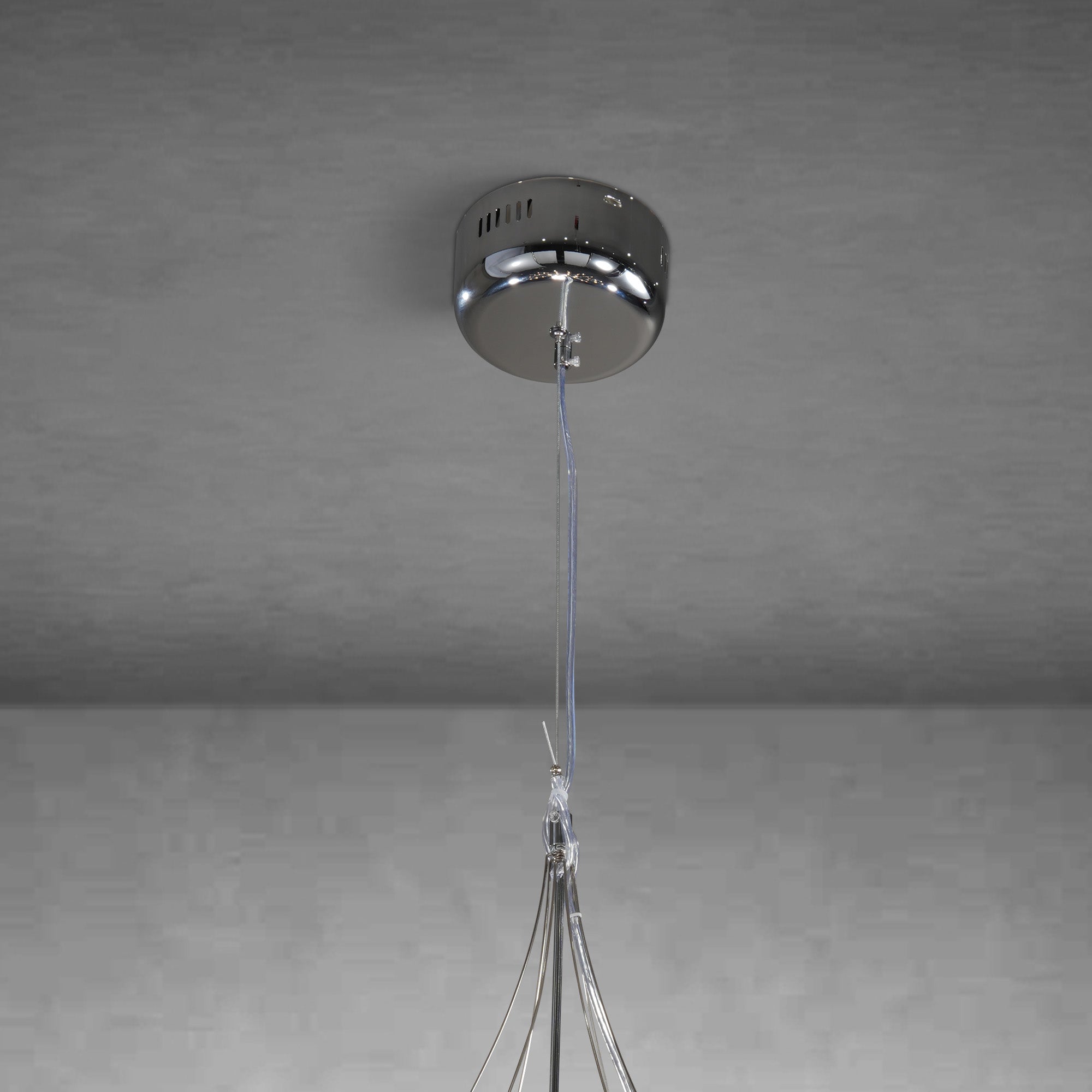Crystal Chandelier Sliver Ceiling Light Fixture