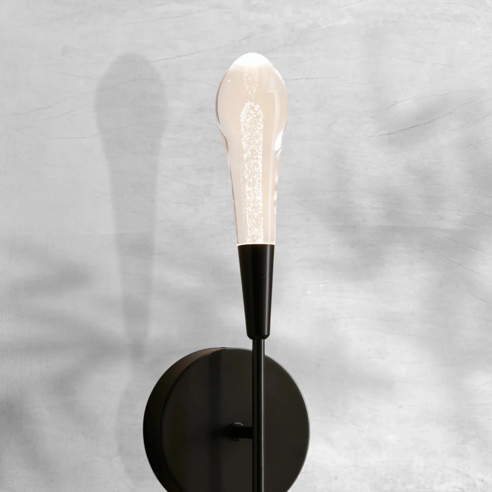 Elegant Soltaire Double Sconce with LED and Brass Finish