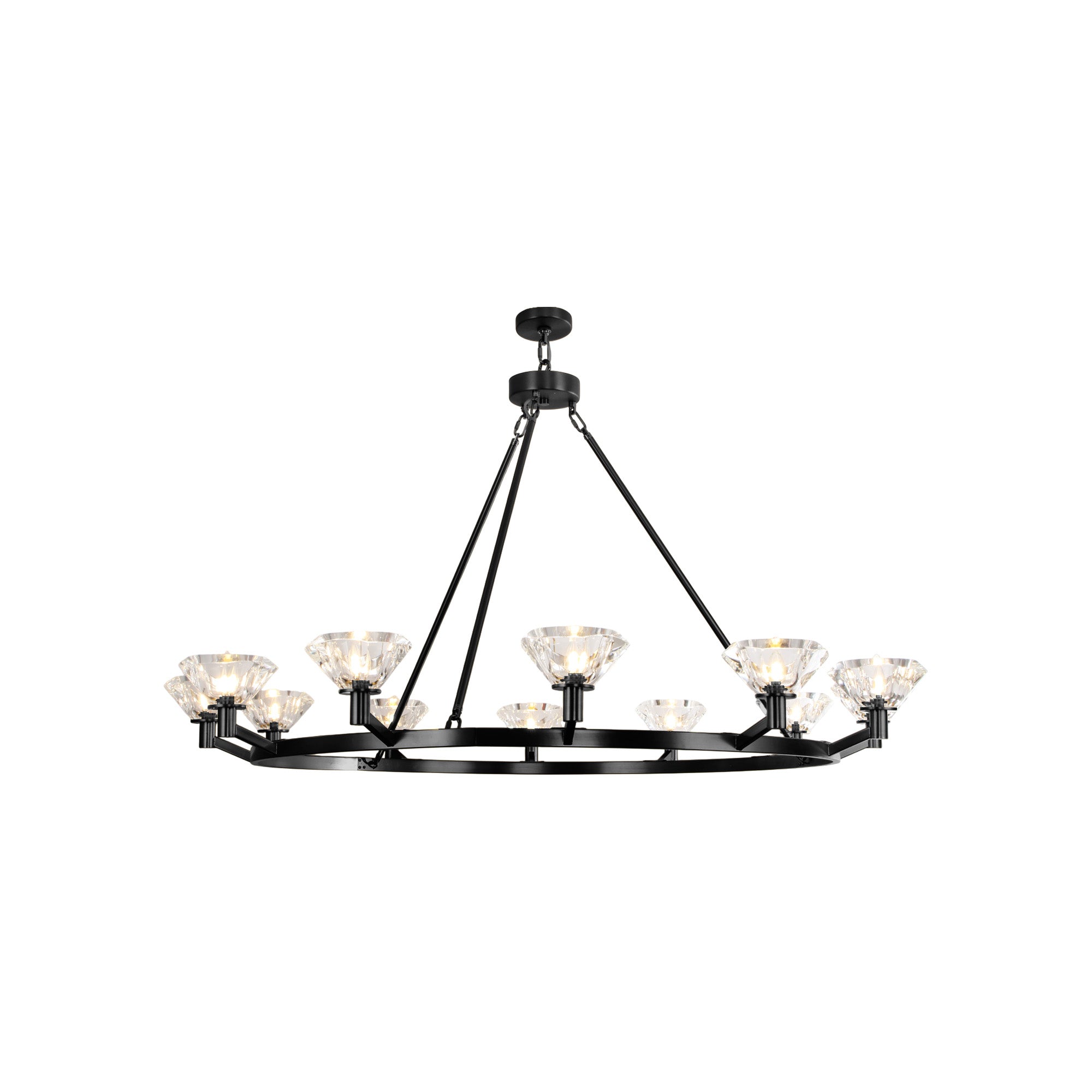 K9 Crystal Cup Chandelier