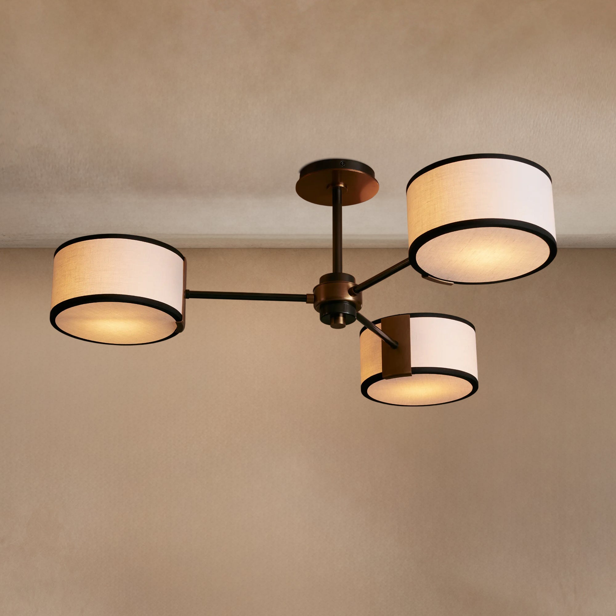 Daphne Fabric Flush Mount