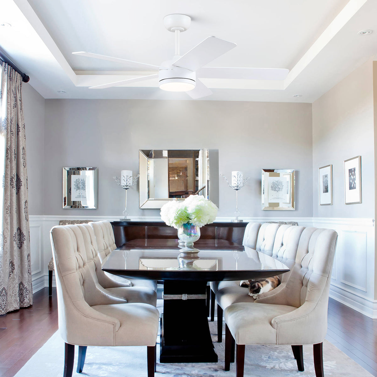 Modern Recessed Ceiling Fan Light