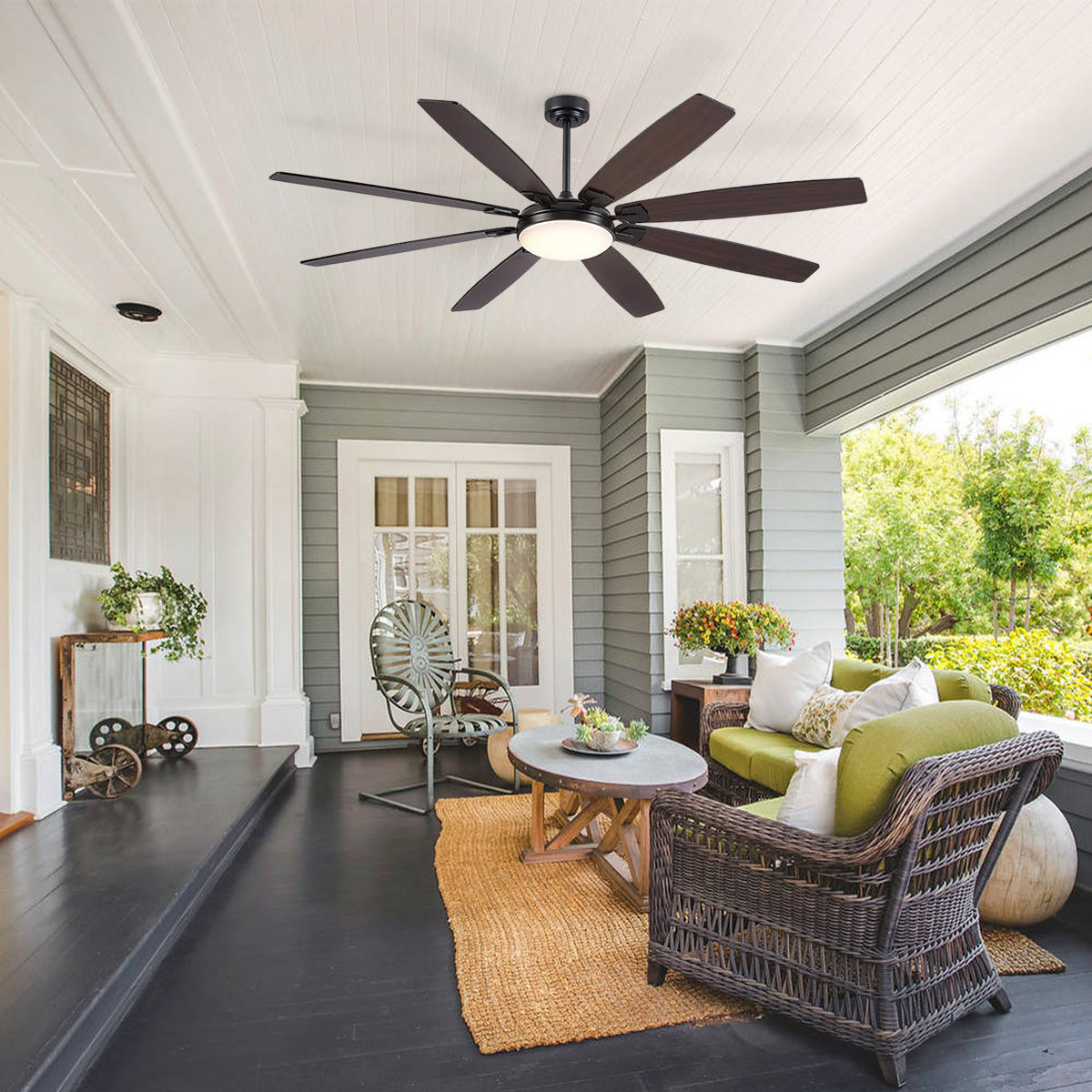 Zephyra Ceiling Fans with Lights 72"