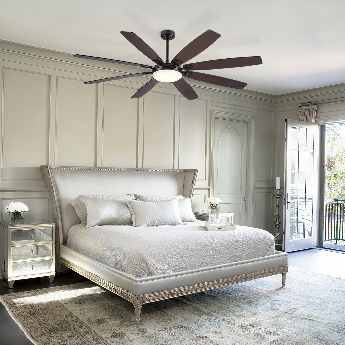 Zephyra Ceiling Fans with Lights 72"