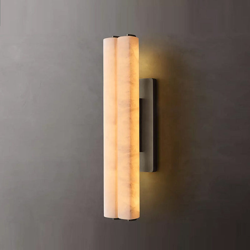 Aurivox Alabaster Double Sconce