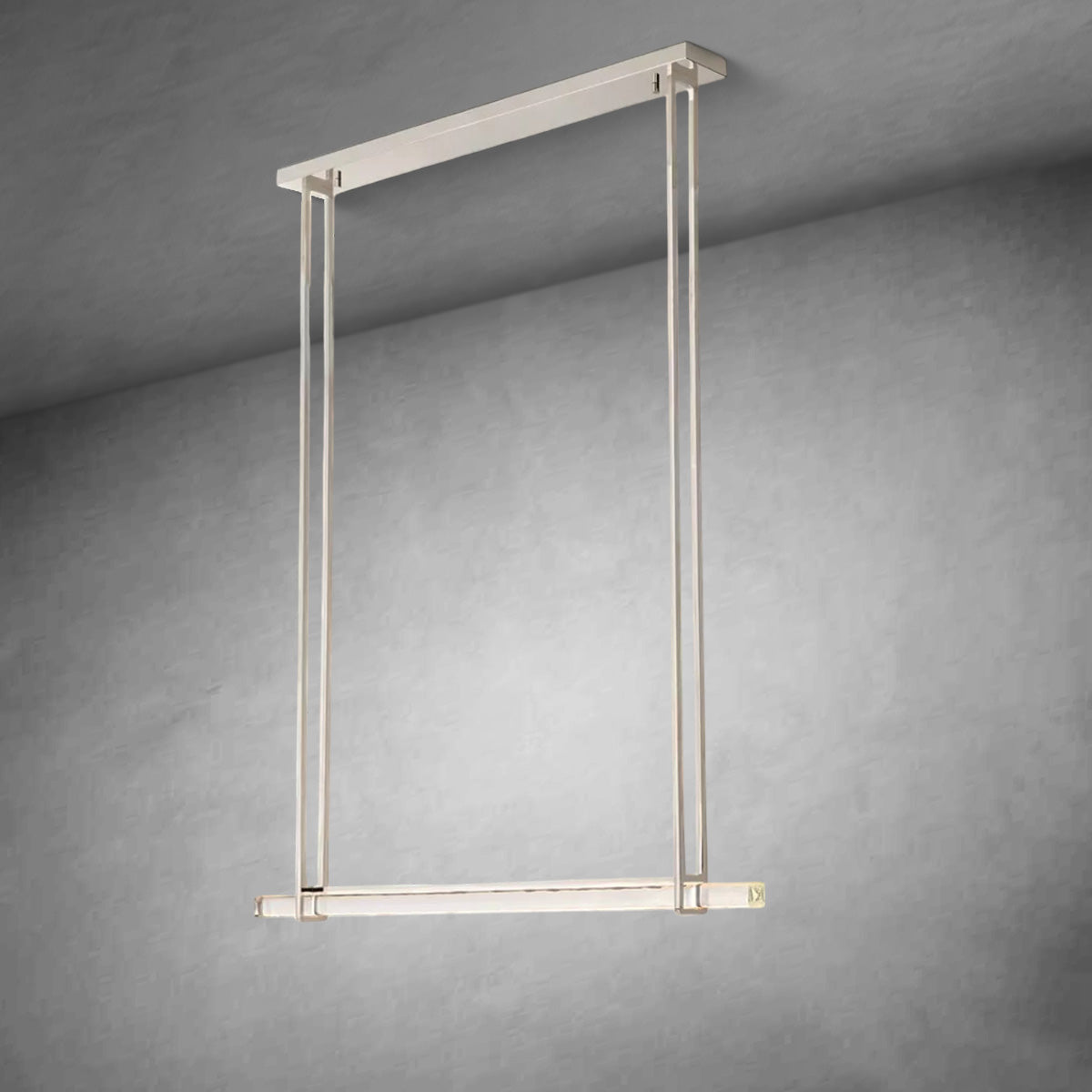 Aurivox Crystal Single Bar Linear Chandelier