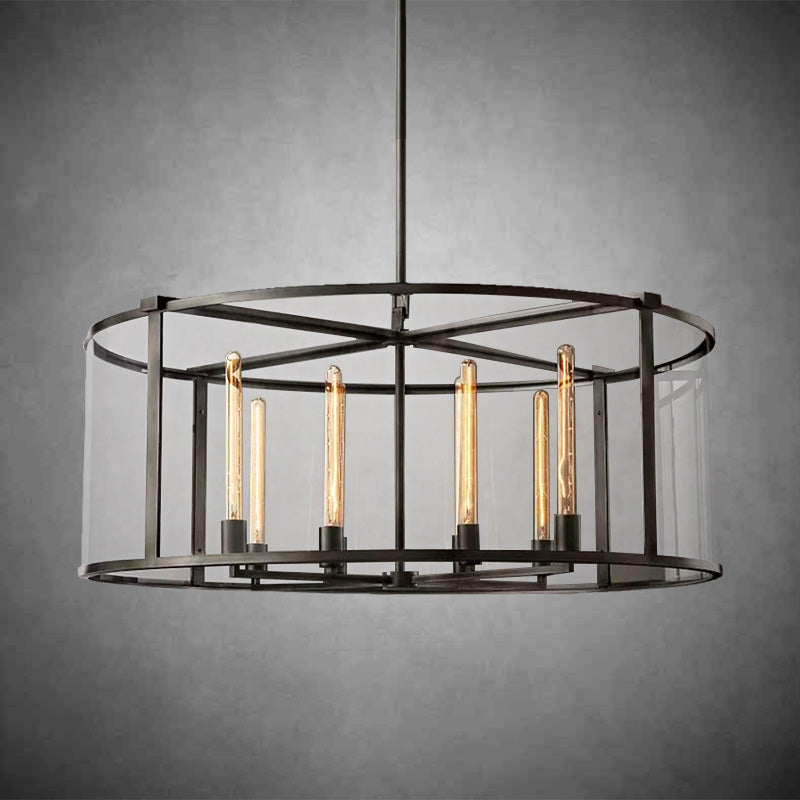 Verao Glass Round Chandelier 33"