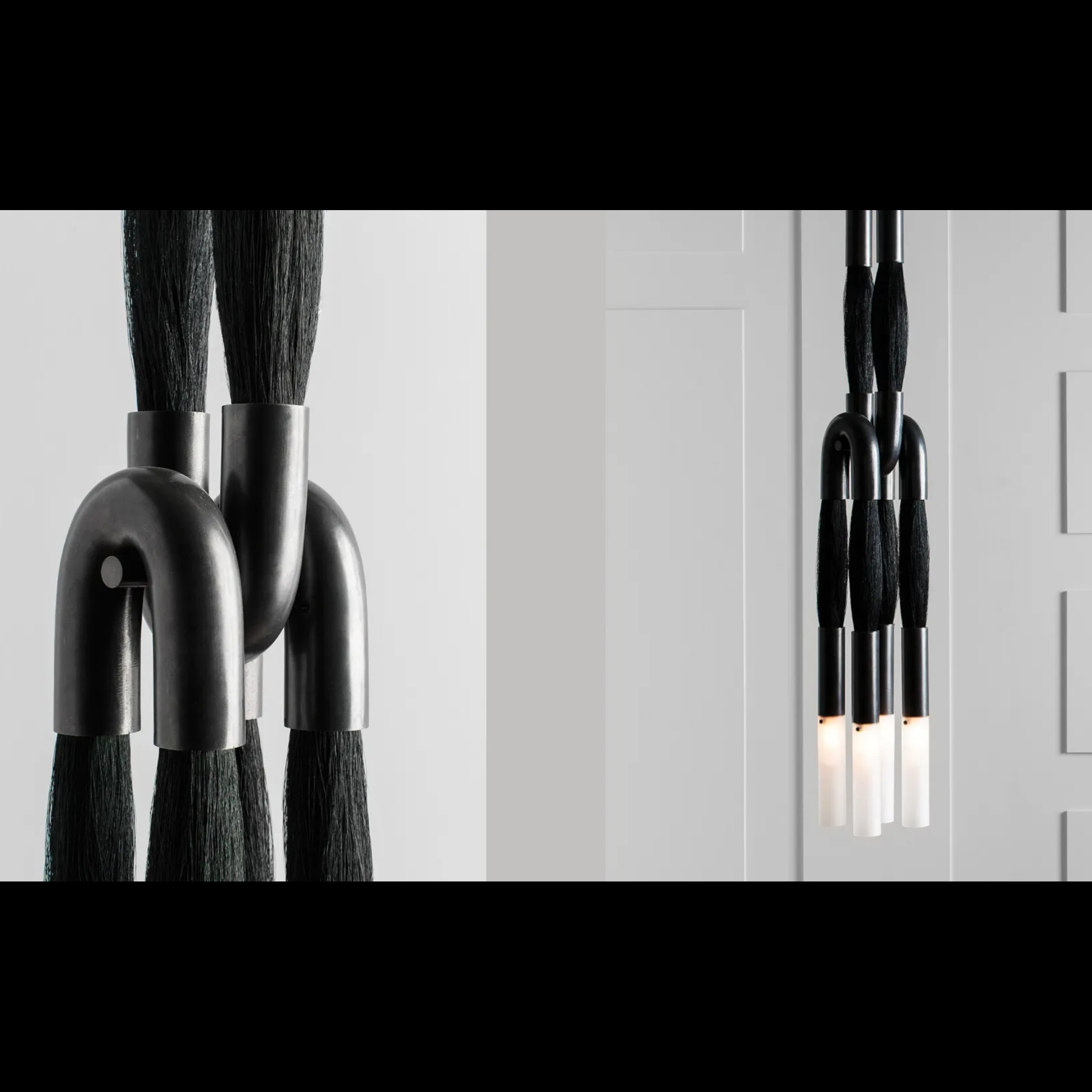 Horsehair Pendant Light