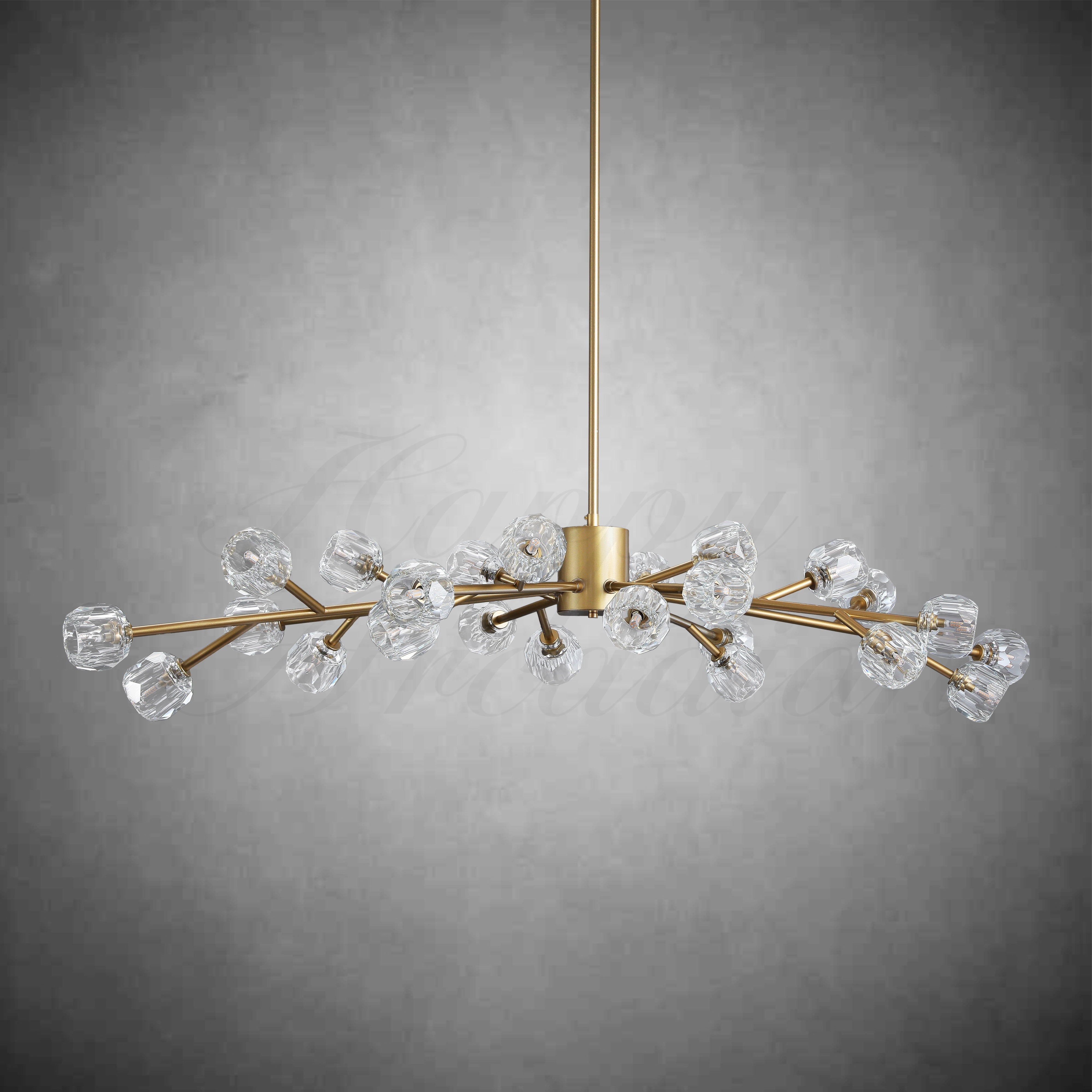 HA Bola De Round Chandelier