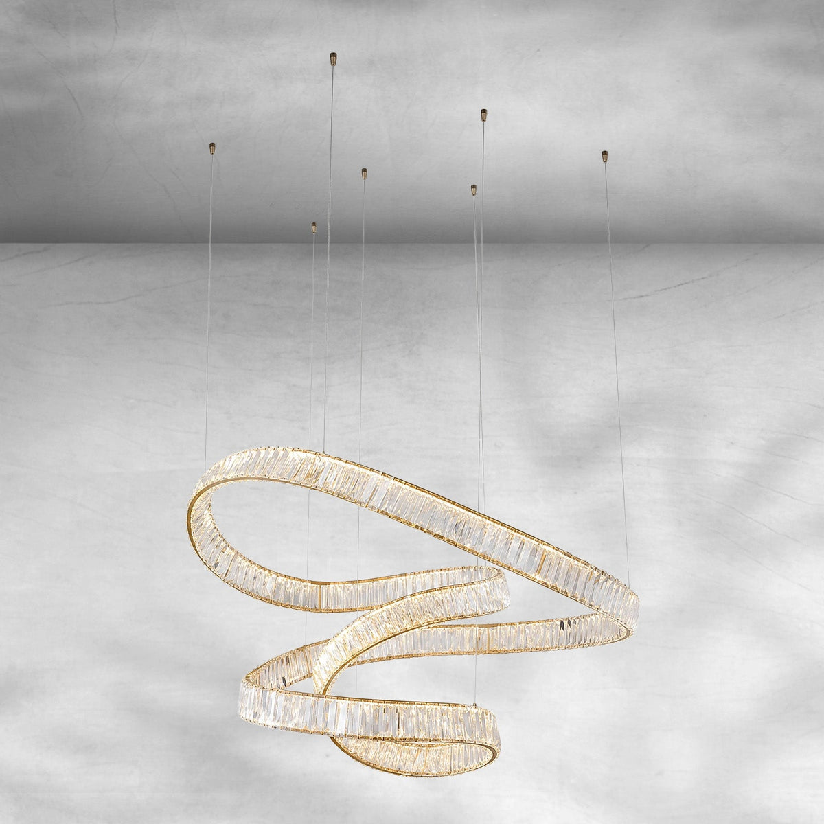 LED Rod Chandelier