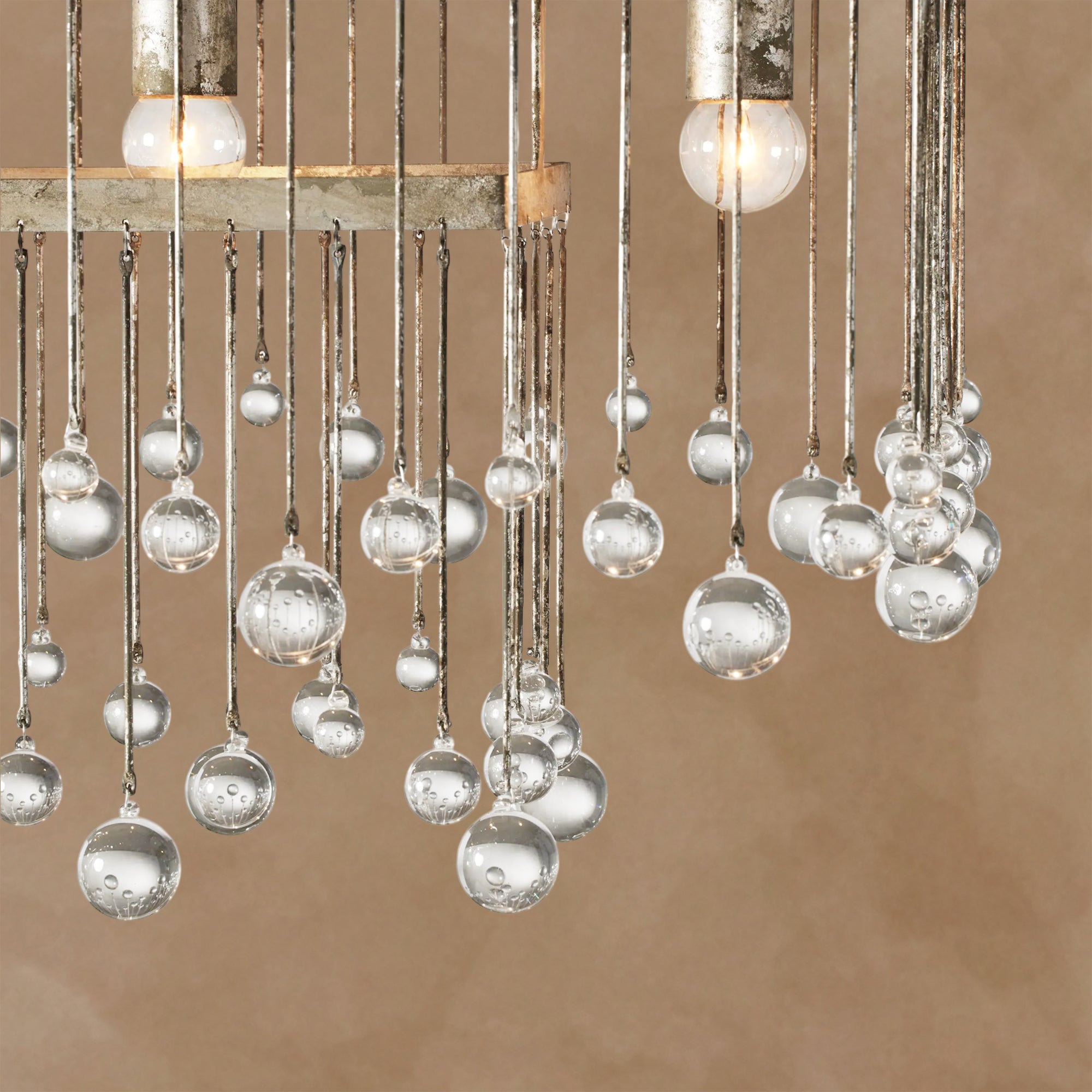 Aubrey Rectangular Chandelier Crystal Ball