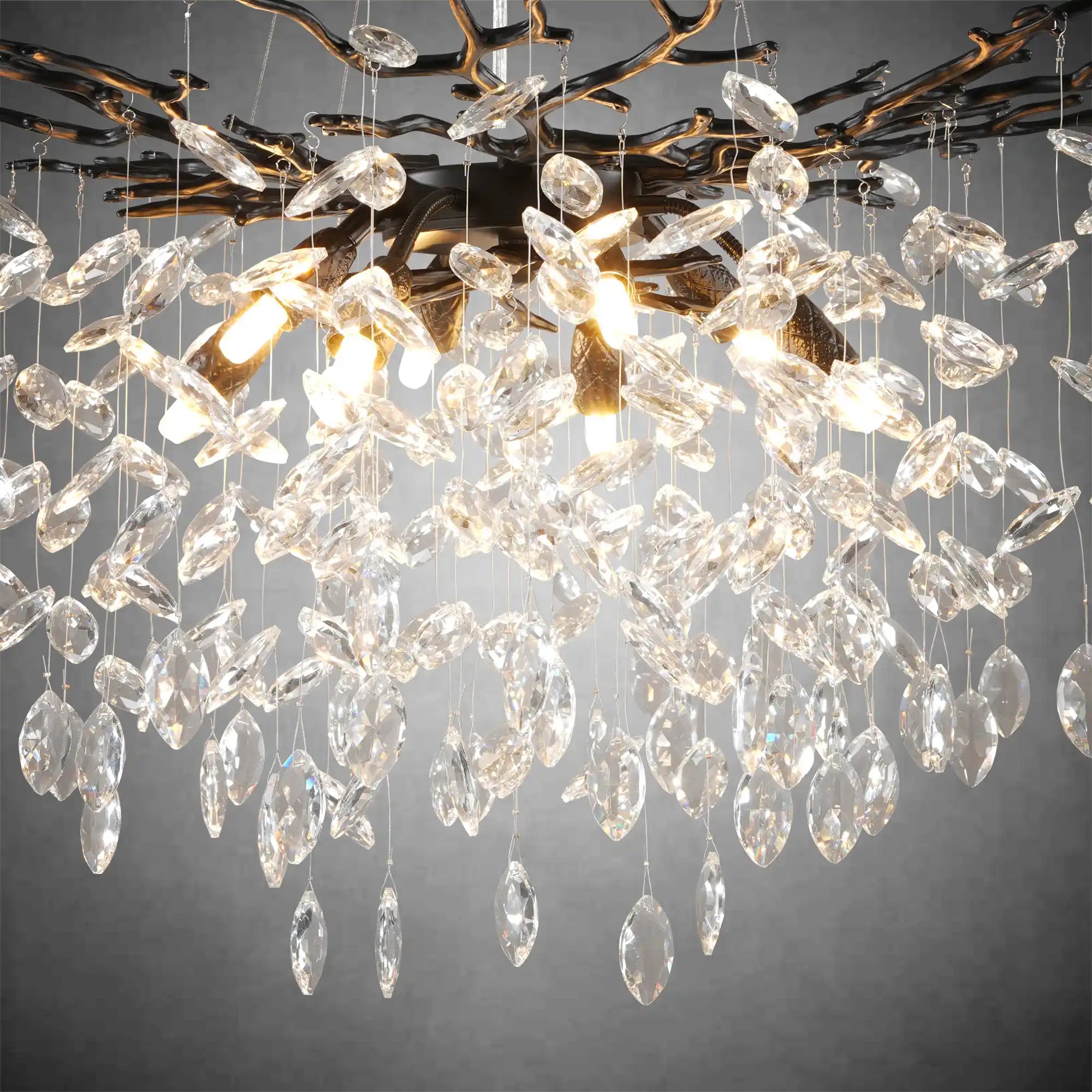 K9 Crystal Branch Chandelier