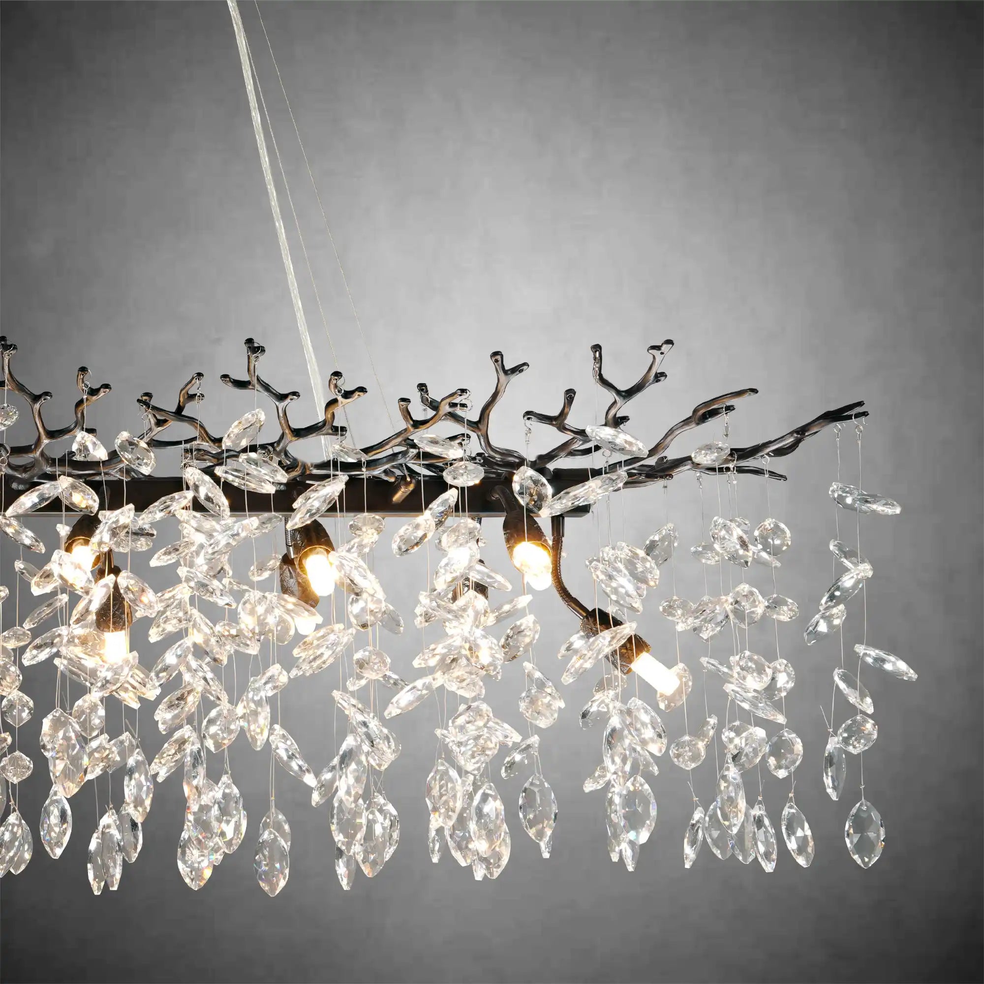 K9 Crystal Branch Chandelier