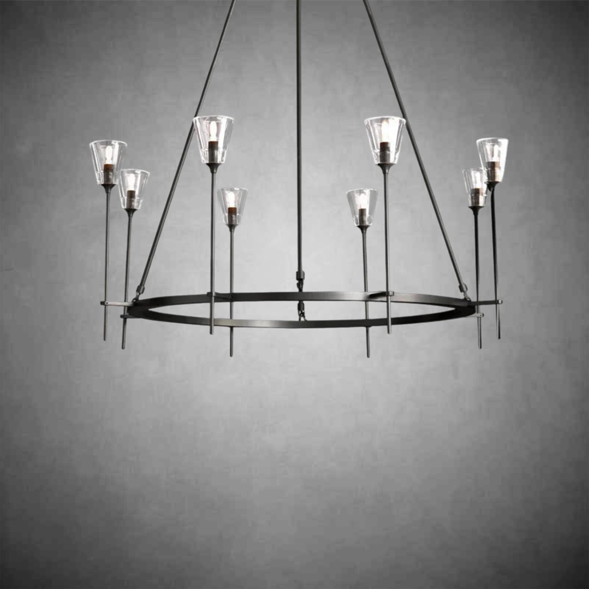 Rhodes Round Chandelier 46"