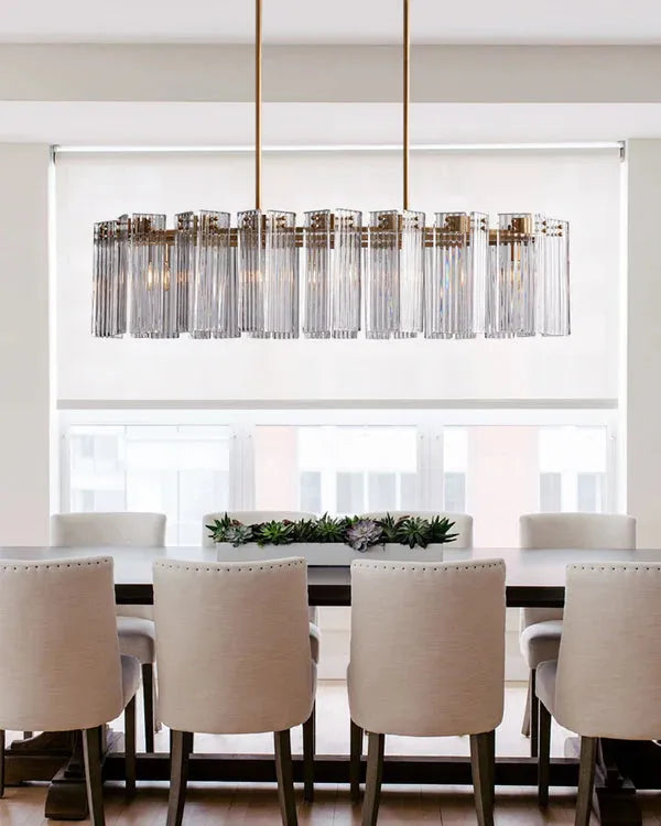 Delsie Oval 2 Tiered Chandelier